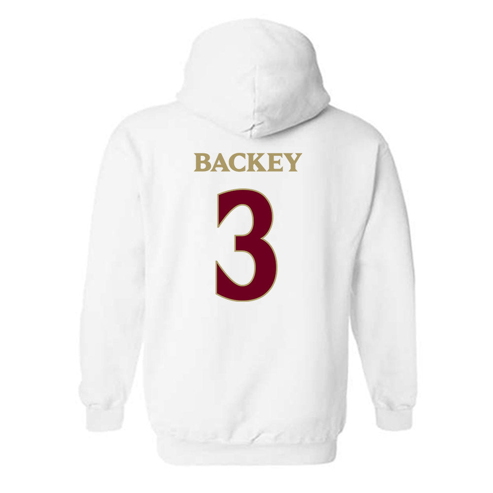Elon - NCAA Football : Landyn Backey - Classic Fashion Shersey Hooded Sweatshirt-1