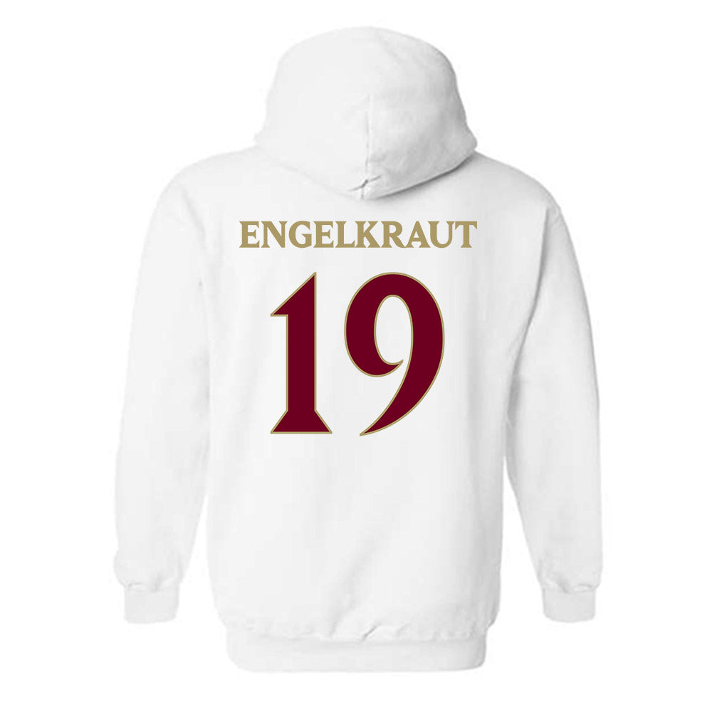 Elon - NCAA Women's Lacrosse : Maddie Engelkraut - Classic Fashion Shersey Hooded Sweatshirt-1
