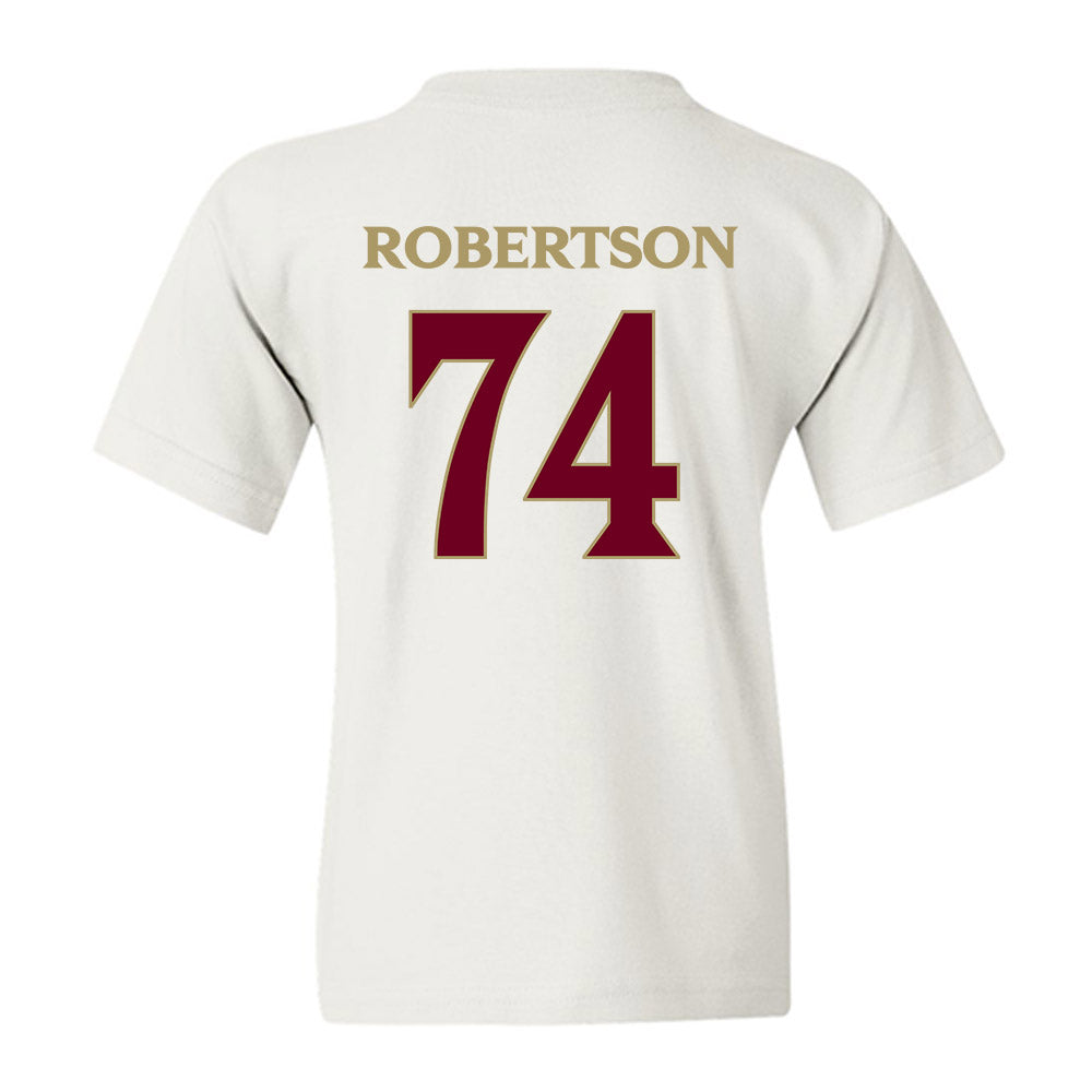 Elon - NCAA Football : Webb Robertson - Classic Fashion Shersey Youth T-Shirt-1