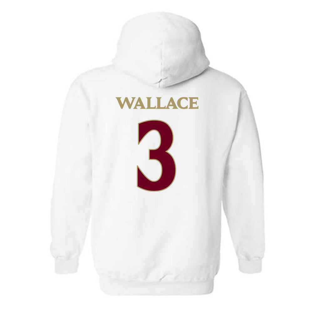 Elon - NCAA Women's Volleyball : Dani Wallace - Classic Fashion Shersey Hooded Sweatshirt-1