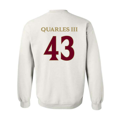 Elon - NCAA Football : Douglas Quarles III - Classic Fashion Shersey Crewneck Sweatshirt-1