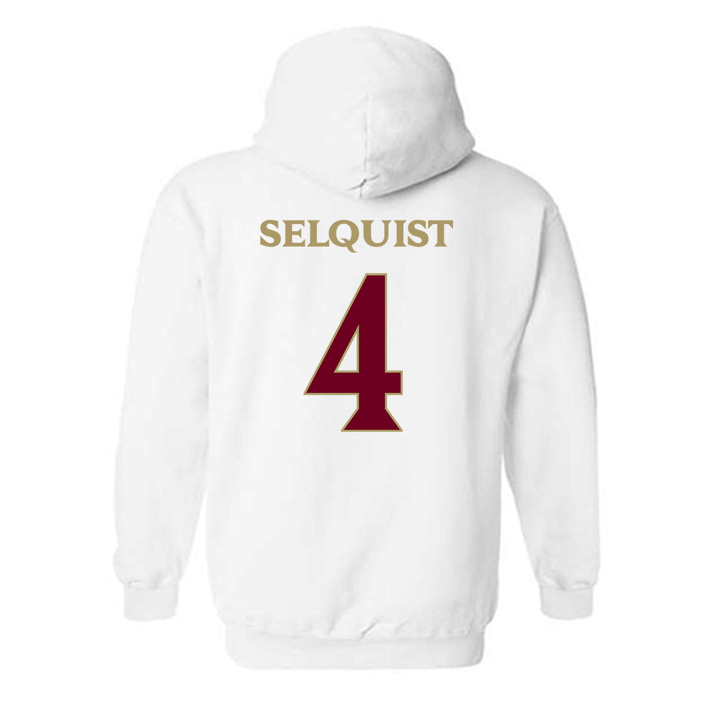 Elon - NCAA Women's Lacrosse : Kiley Selquist - Classic Fashion Shersey Hooded Sweatshirt-1