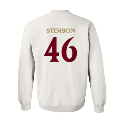Elon - NCAA Football : Carter Stimson - Classic Fashion Shersey Crewneck Sweatshirt-1