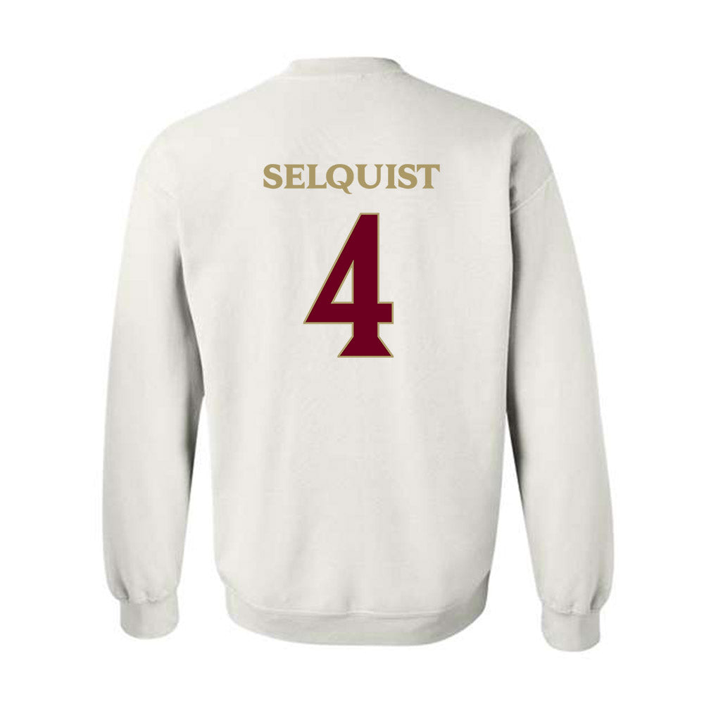 Elon - NCAA Women's Lacrosse : Kiley Selquist - Classic Fashion Shersey Crewneck Sweatshirt-1