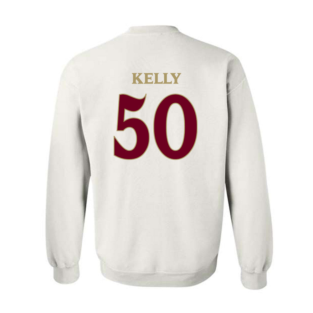 Elon - NCAA Football : Nhycer Kelly - Classic Fashion Shersey Crewneck Sweatshirt-1