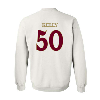 Elon - NCAA Football : Nhycer Kelly - Classic Fashion Shersey Crewneck Sweatshirt-1