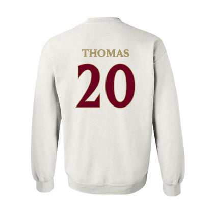 Elon - NCAA Football : TJ Thomas - Classic Fashion Shersey Crewneck Sweatshirt