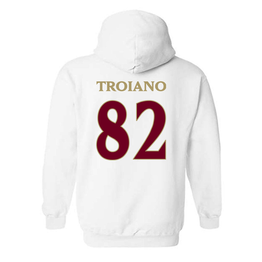 Elon - NCAA Football : Max Troiano - Classic Fashion Shersey Hooded Sweatshirt-1