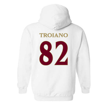 Elon - NCAA Football : Max Troiano - Classic Fashion Shersey Hooded Sweatshirt-1