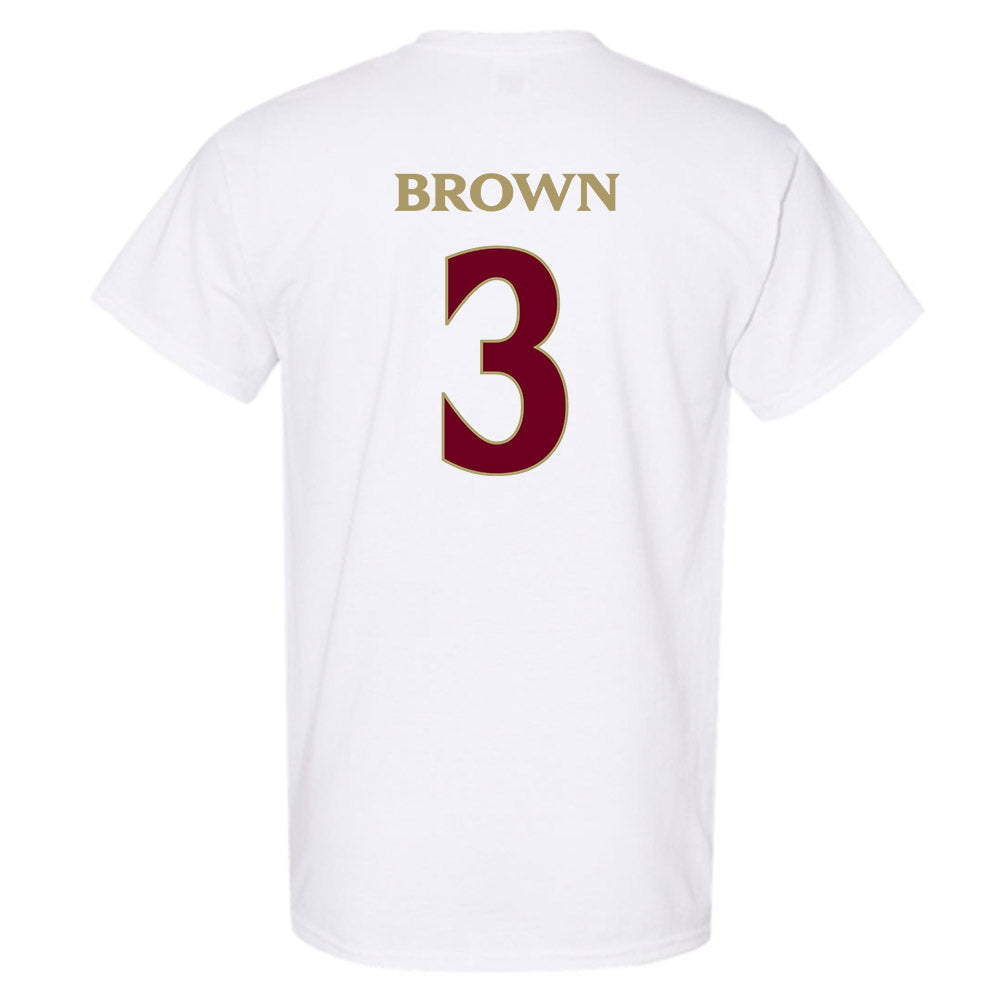 Elon - NCAA Football : Kahmari Brown - Classic Fashion Shersey T-Shirt-1