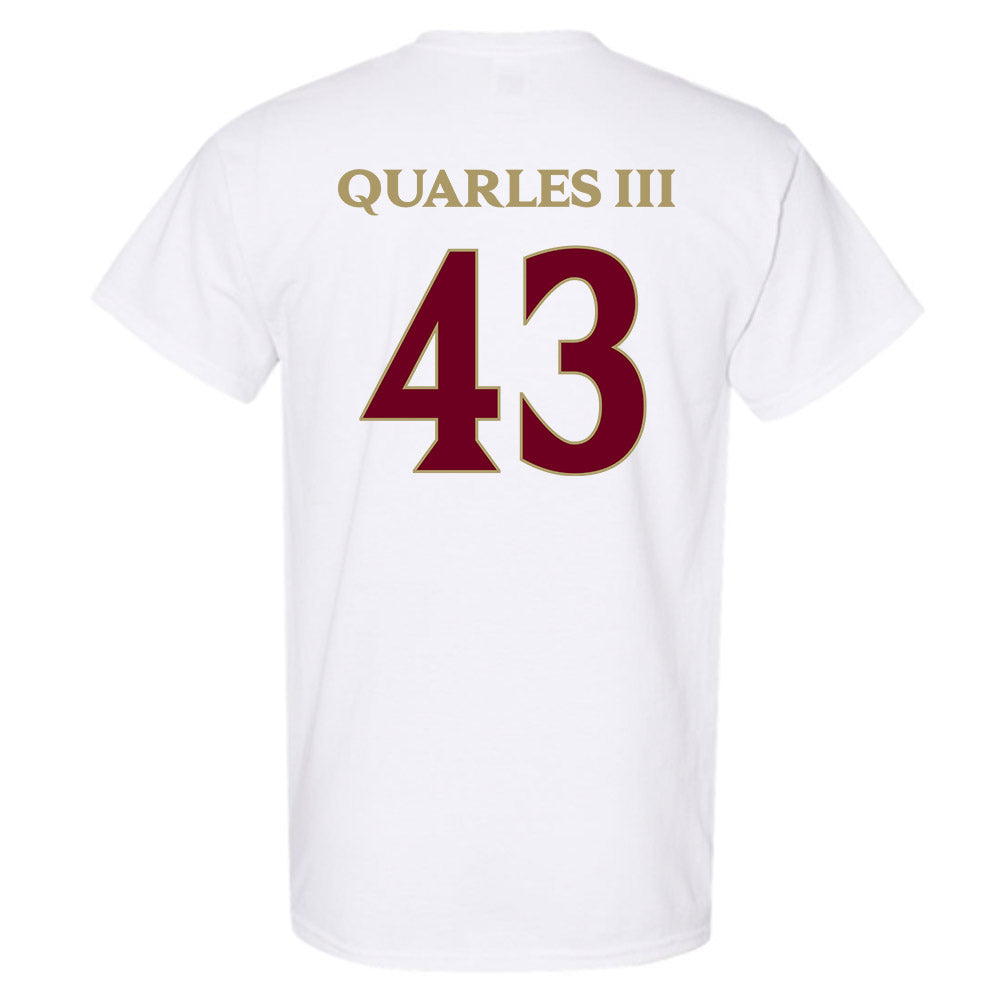 Elon - NCAA Football : Douglas Quarles III - Classic Fashion Shersey T-Shirt-1