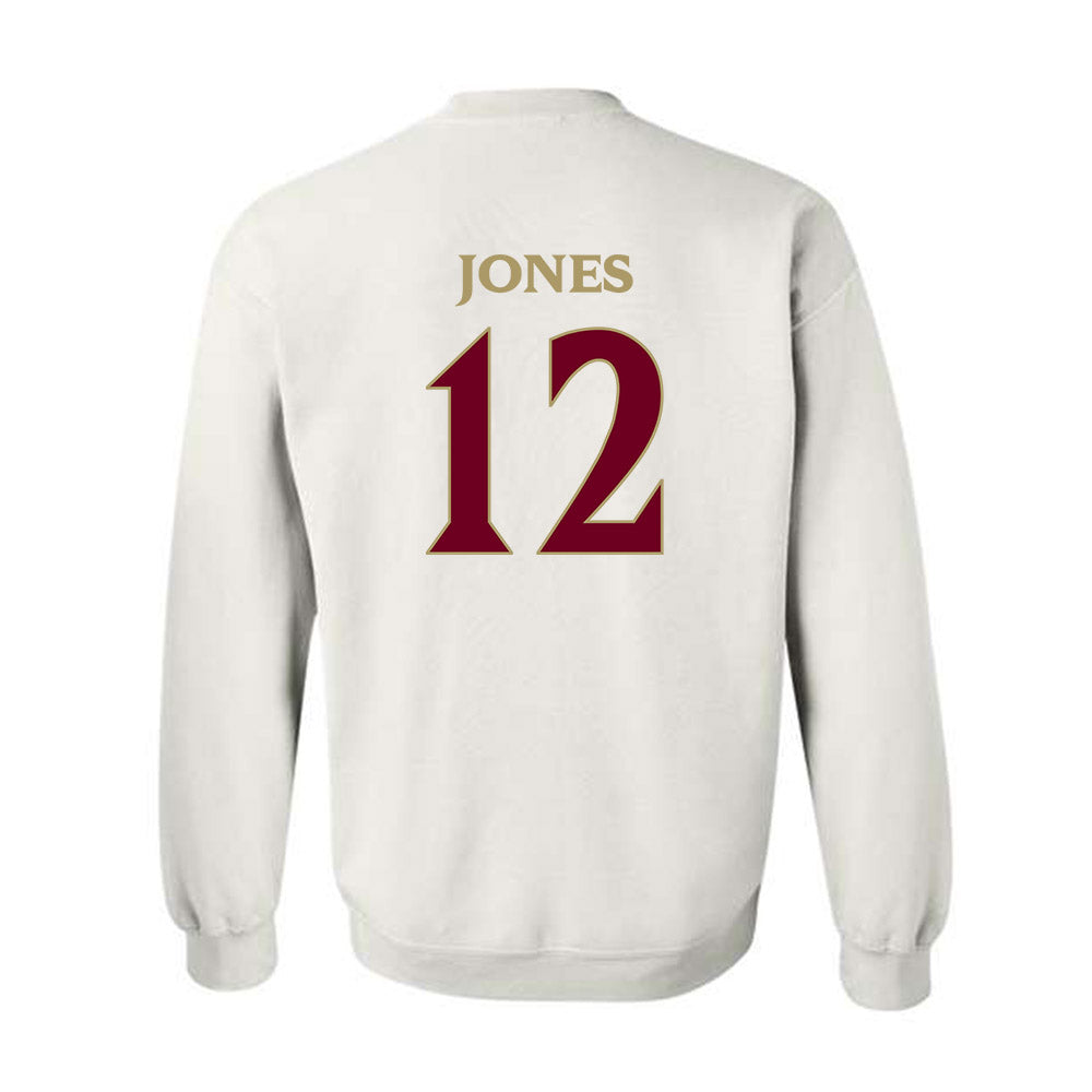 Elon - NCAA Football : Eric Jones - Classic Fashion Shersey Crewneck Sweatshirt-1