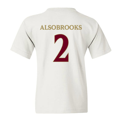 Elon - NCAA Football : Senquavious Alsobrooks - Classic Fashion Shersey Youth T-Shirt-1