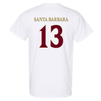 Elon - NCAA Women's Lacrosse : Mj Santa Barbara - Classic Fashion Shersey T-Shirt-1
