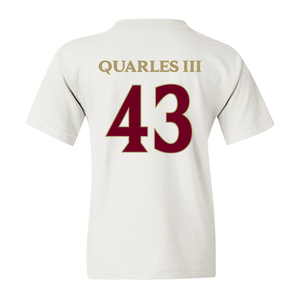 Elon - NCAA Football : Douglas Quarles III - Classic Fashion Shersey Youth T-Shirt-1