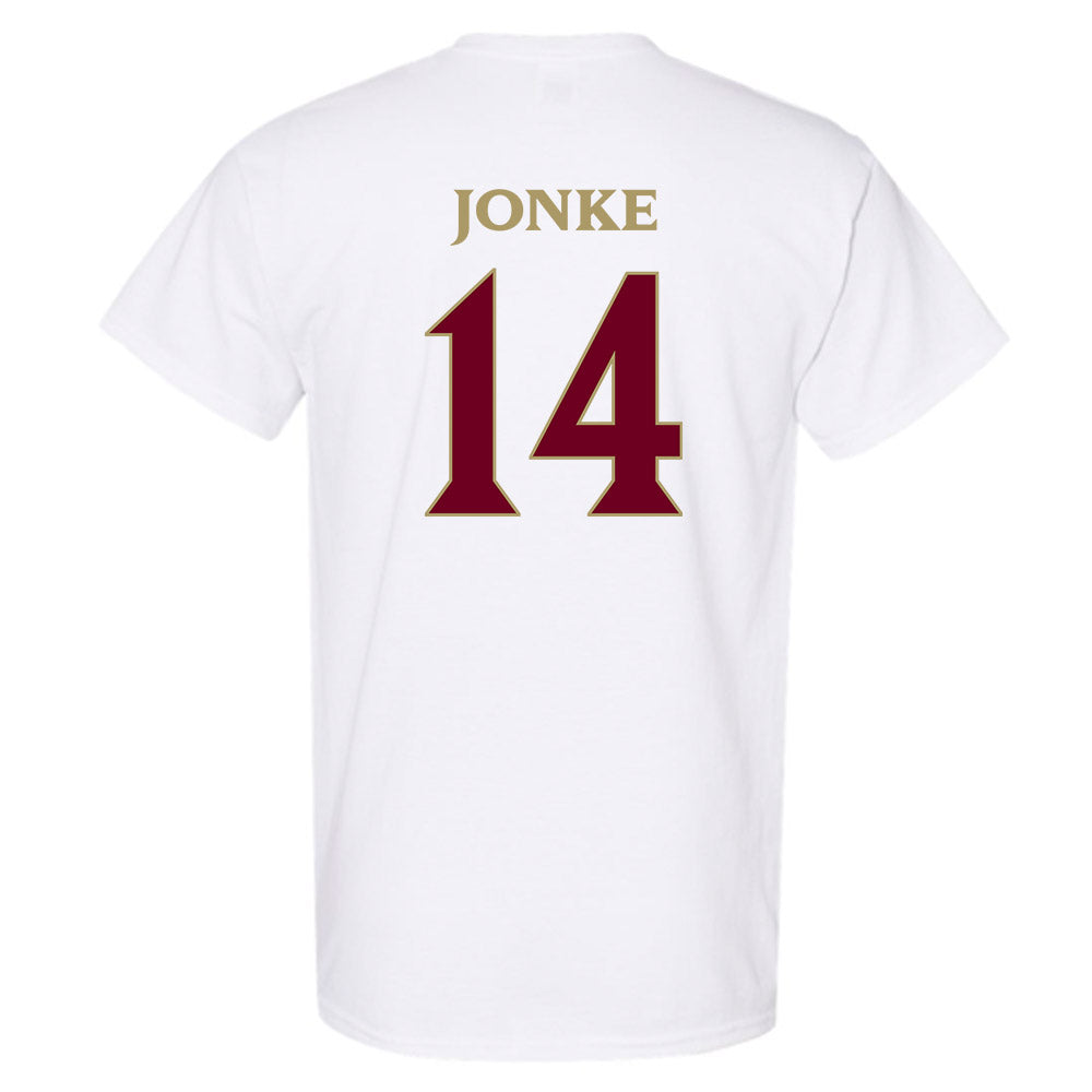 Elon - NCAA Men's Soccer : Weston Jonke - Classic Fashion Shersey T-Shirt-1