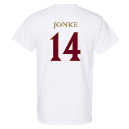 Elon - NCAA Men's Soccer : Weston Jonke - Classic Fashion Shersey T-Shirt-1