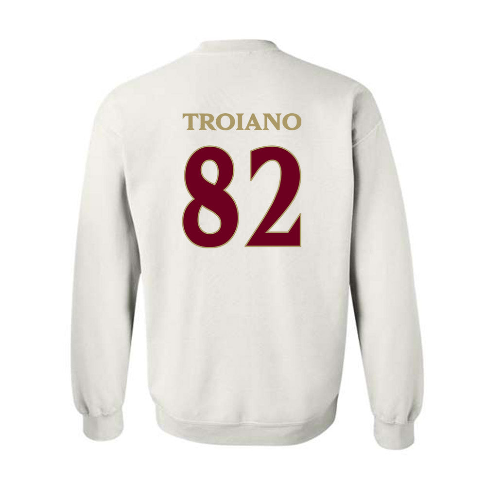 Elon - NCAA Football : Max Troiano - Classic Fashion Shersey Crewneck Sweatshirt-1