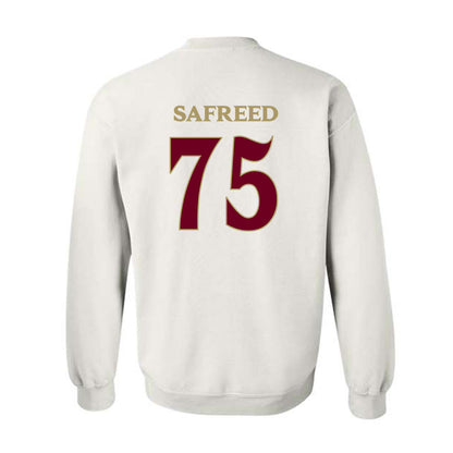 Elon - NCAA Football : Evan Safreed Safreed - Classic Fashion Shersey Crewneck Sweatshirt-1