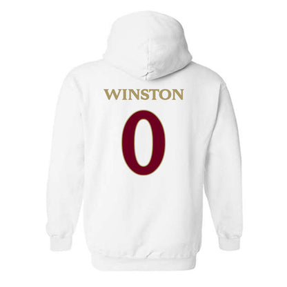 Elon - NCAA Football : Zimere Winston - Classic Fashion Shersey Hooded Sweatshirt