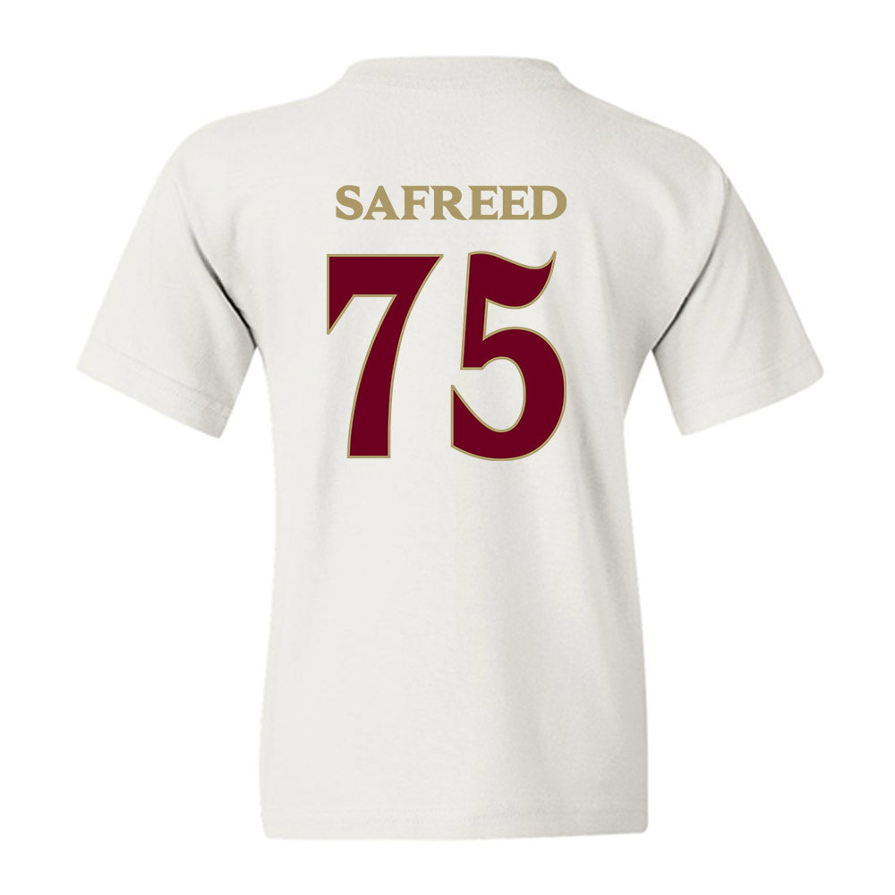 Elon - NCAA Football : Evan Safreed Safreed - Classic Fashion Shersey Youth T-Shirt-1