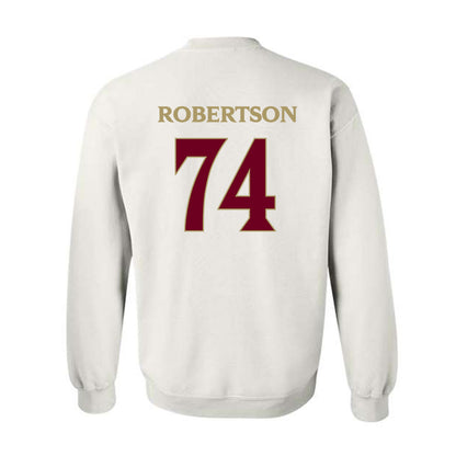 Elon - NCAA Football : Webb Robertson - Classic Fashion Shersey Crewneck Sweatshirt-1