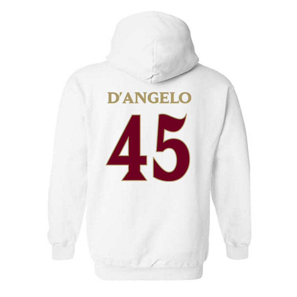 Elon - NCAA Football : Michael D'Angelo - Classic Fashion Shersey Hooded Sweatshirt-1