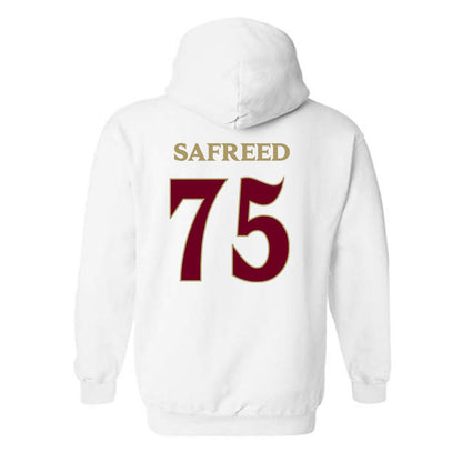 Elon - NCAA Football : Evan Safreed Safreed - Classic Fashion Shersey Hooded Sweatshirt-1