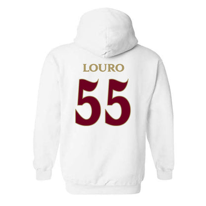 Elon - NCAA Football : Jake Louro - Classic Fashion Shersey Hooded Sweatshirt-1