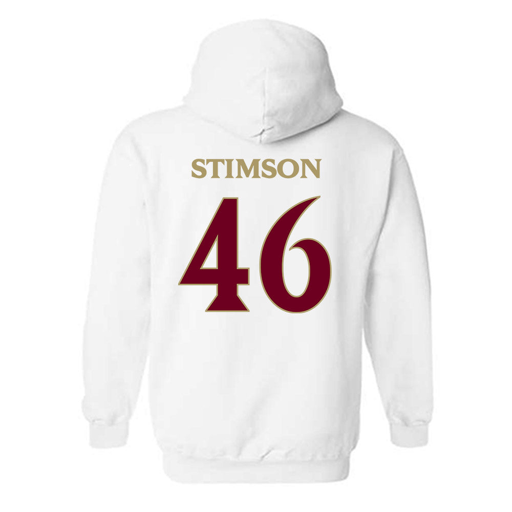 Elon - NCAA Football : Carter Stimson - Classic Fashion Shersey Hooded Sweatshirt-1