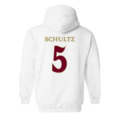 Elon - NCAA Women's Volleyball : Allie Schultz - Classic Fashion Shersey Hooded Sweatshirt-1