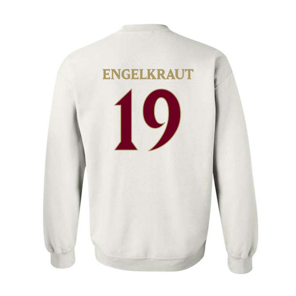 Elon - NCAA Women's Lacrosse : Maddie Engelkraut - Classic Fashion Shersey Crewneck Sweatshirt-1