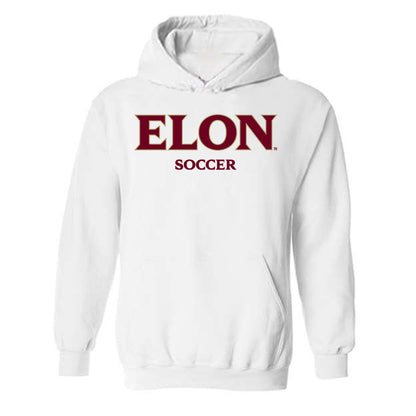 Elon - NCAA Men's Soccer : Weston Jonke - Classic Fashion Shersey Hooded Sweatshirt-0