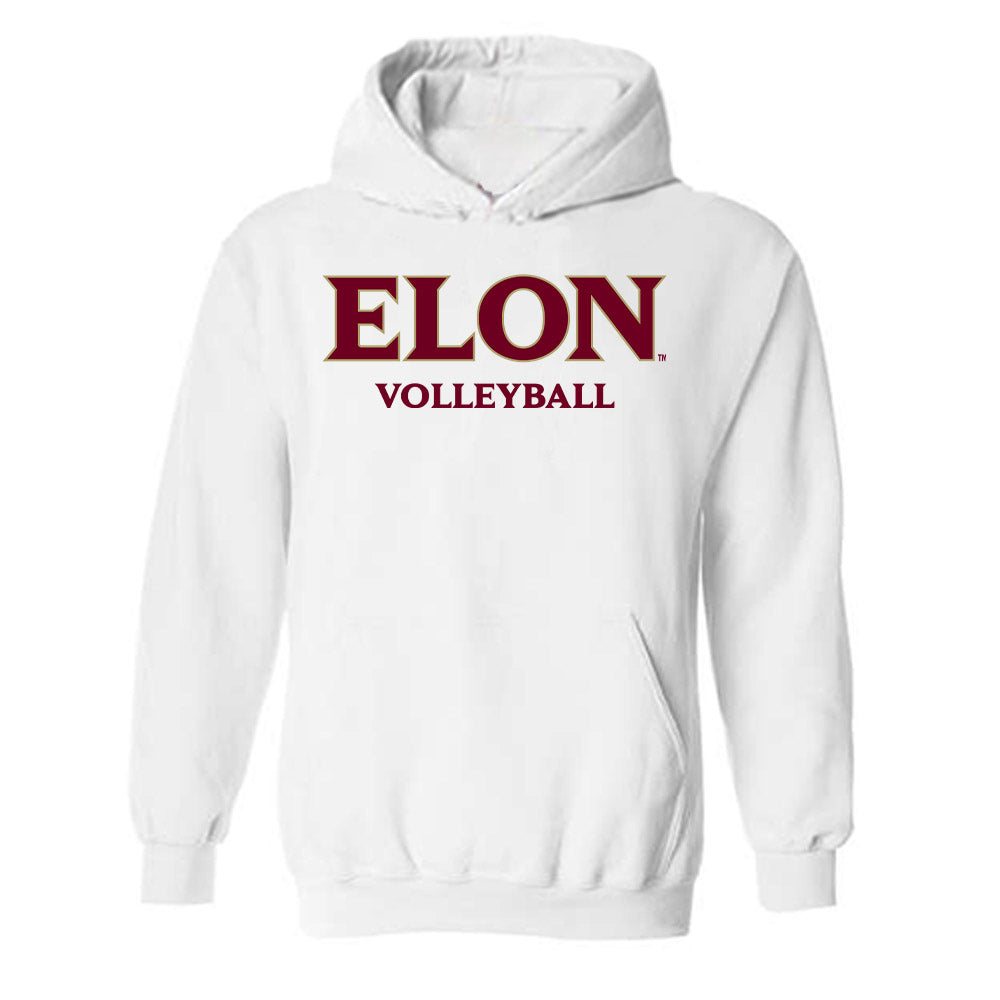 Elon - NCAA Women's Volleyball : Dani Wallace - Classic Fashion Shersey Hooded Sweatshirt-0
