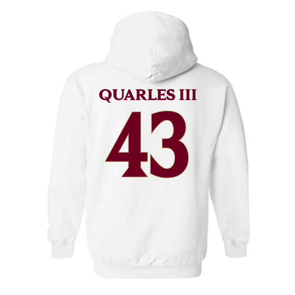 Elon - NCAA Football : Douglas Quarles III - Classic Fashion Shersey Hooded Sweatshirt-1