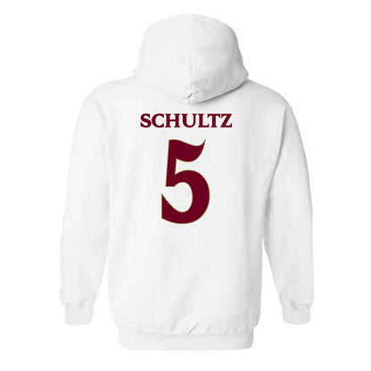 Elon - NCAA Women's Volleyball : Allie Schultz - Classic Fashion Shersey Hooded Sweatshirt-1