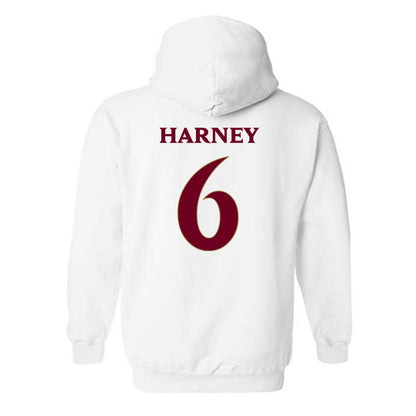 Elon - NCAA Football : Tyquan Harney - Classic Fashion Shersey Hooded Sweatshirt-1