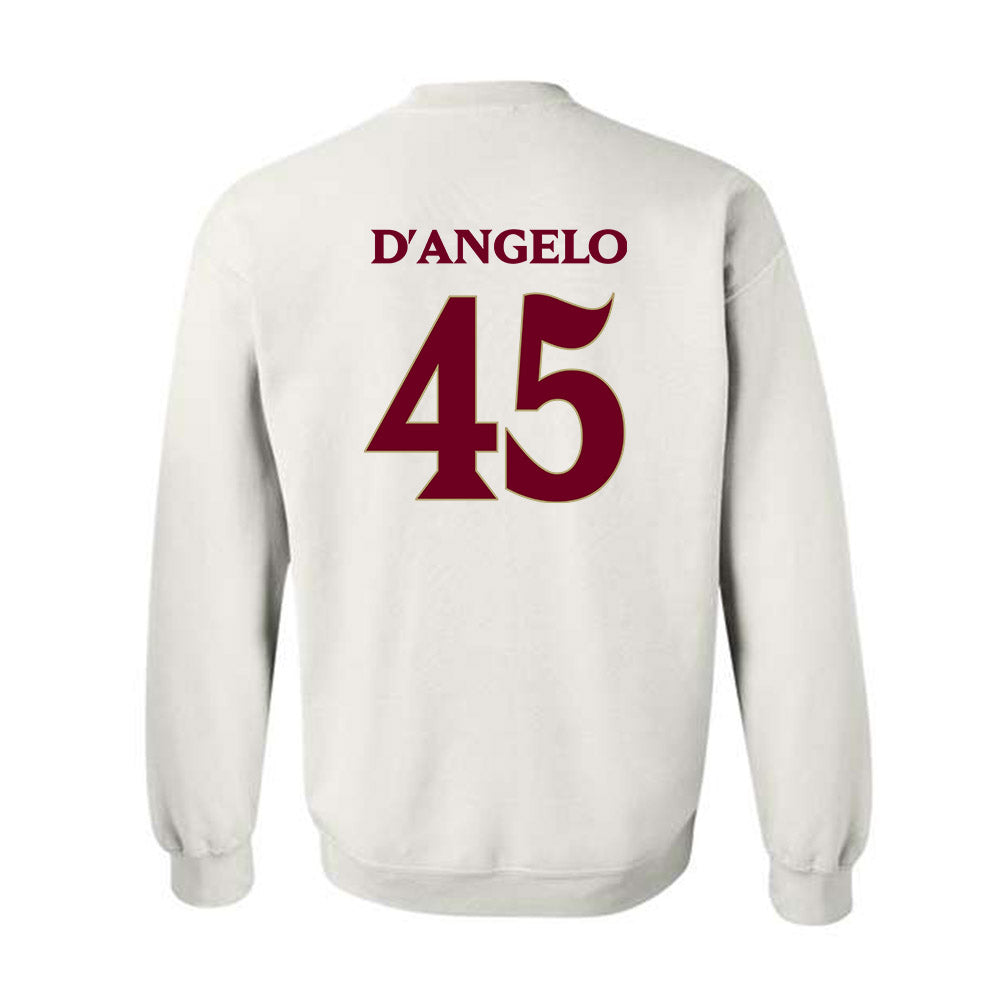 Elon - NCAA Football : Michael D'Angelo - Classic Fashion Shersey Crewneck Sweatshirt-1