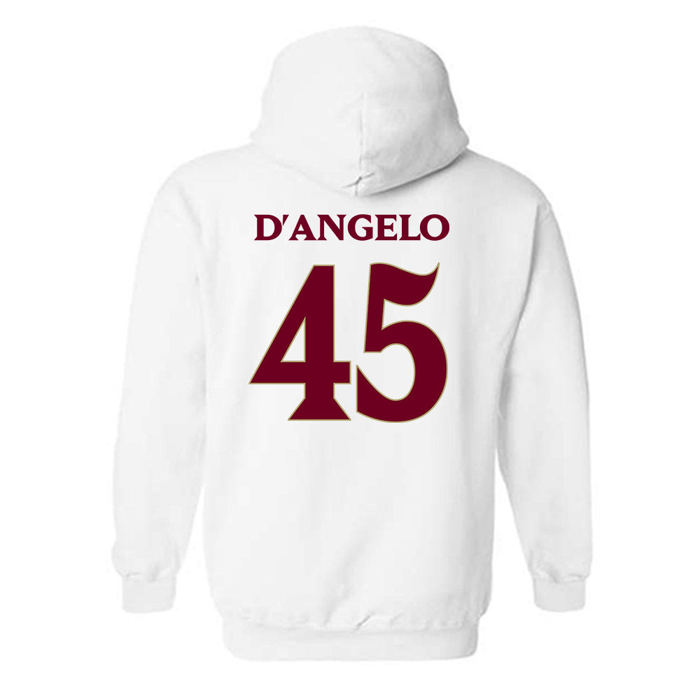 Elon - NCAA Football : Michael D'Angelo - Classic Fashion Shersey Hooded Sweatshirt-1