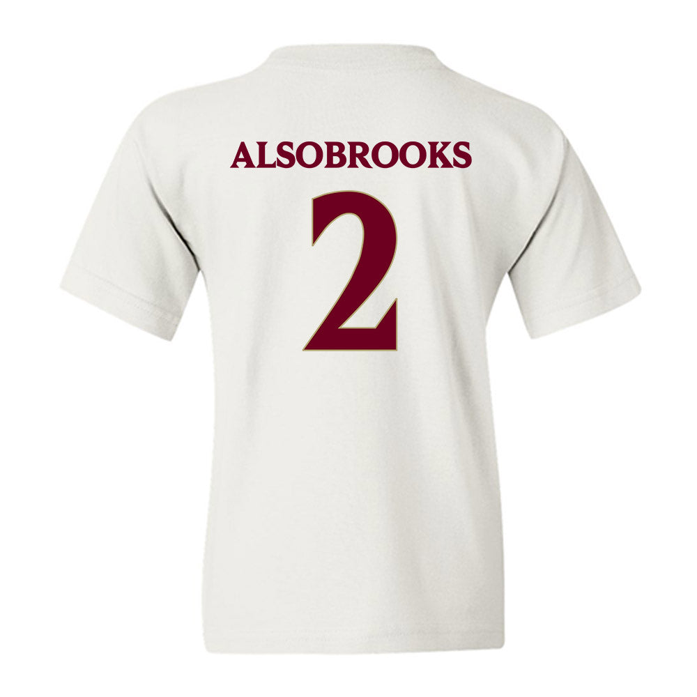 Elon - NCAA Football : Senquavious Alsobrooks - Classic Fashion Shersey Youth T-Shirt-1