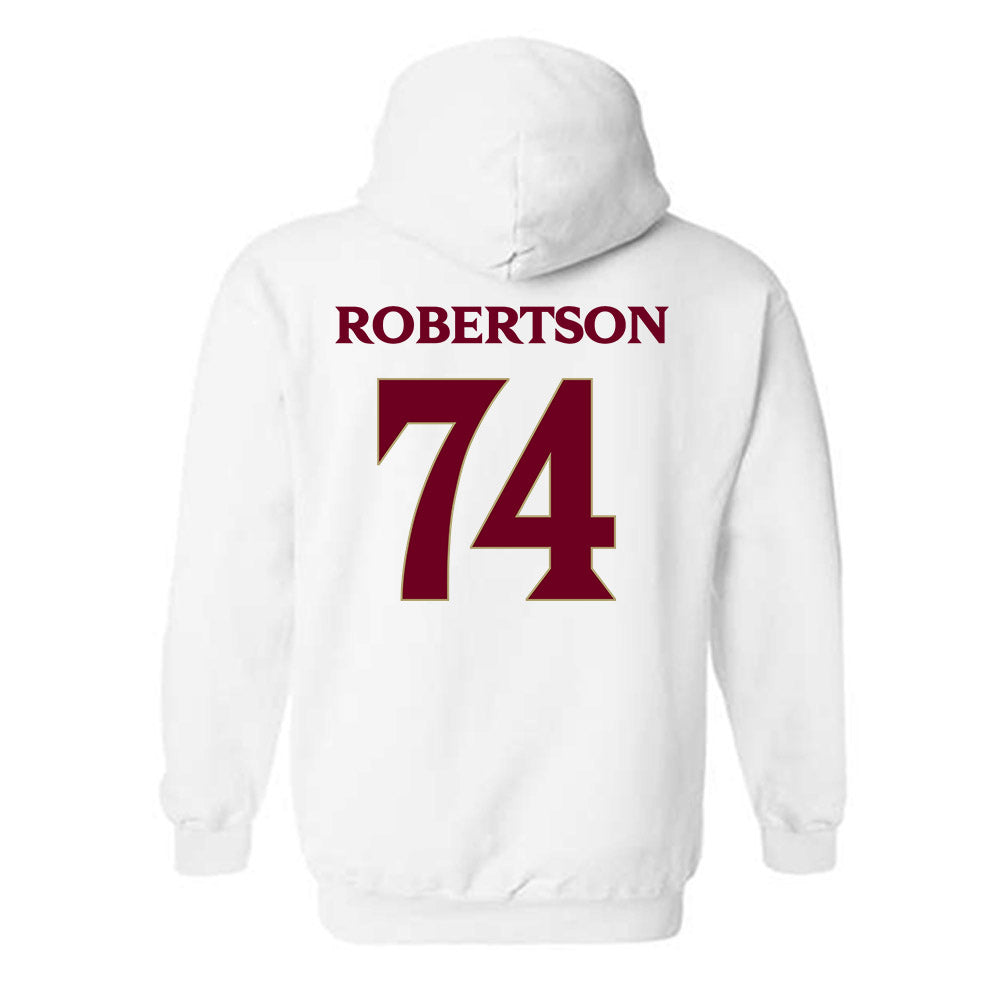 Elon - NCAA Football : Webb Robertson - Classic Fashion Shersey Hooded Sweatshirt-1