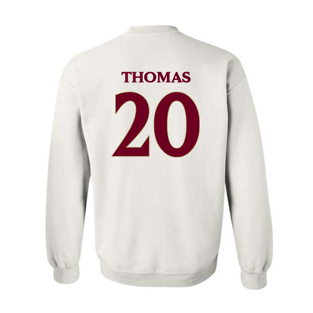 Elon - NCAA Football : TJ Thomas - Classic Fashion Shersey Crewneck Sweatshirt