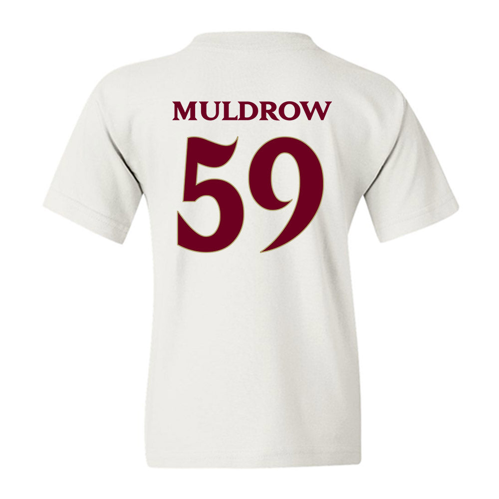 Elon - NCAA Football : Michael Muldrow - Classic Fashion Shersey Youth T-Shirt-1