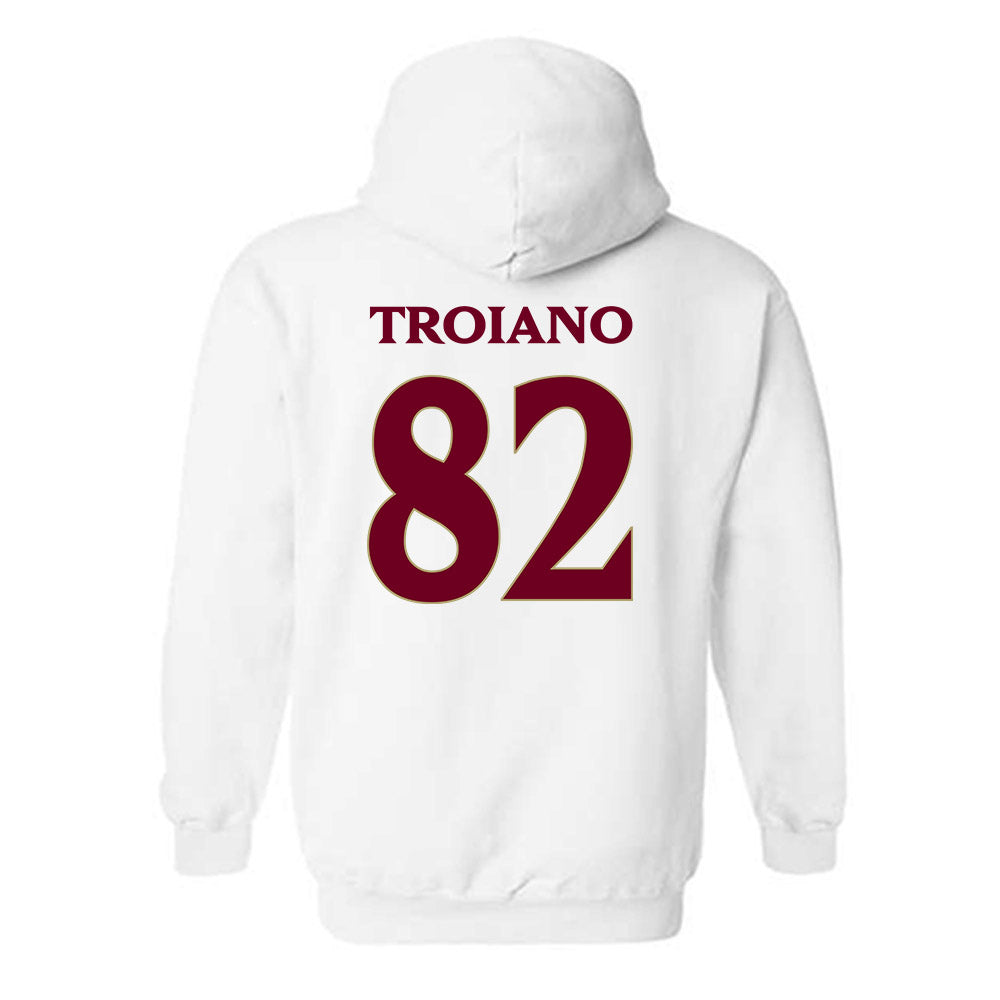 Elon - NCAA Football : Max Troiano - Classic Fashion Shersey Hooded Sweatshirt-1