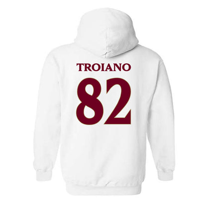 Elon - NCAA Football : Max Troiano - Classic Fashion Shersey Hooded Sweatshirt-1