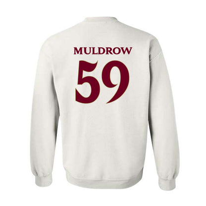 Elon - NCAA Football : Michael Muldrow - Classic Fashion Shersey Crewneck Sweatshirt-1