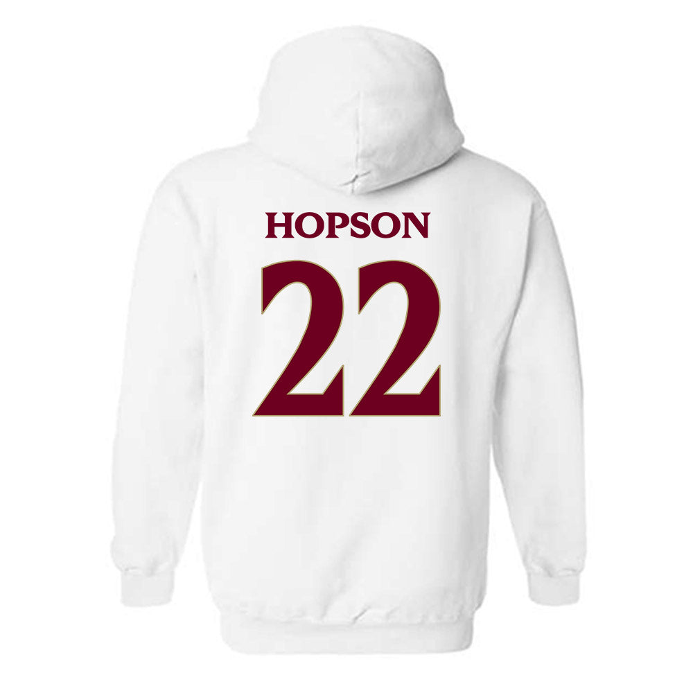 Elon - NCAA Women's Lacrosse : Cierra Hopson - Classic Fashion Shersey Hooded Sweatshirt-1