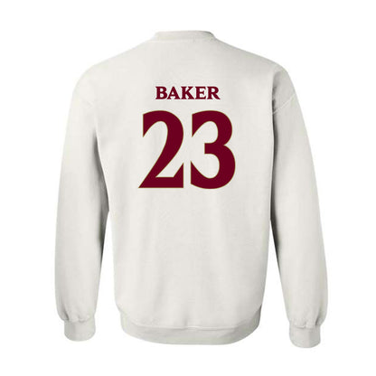 Elon - NCAA Football : Rushawn Baker - Classic Fashion Shersey Crewneck Sweatshirt