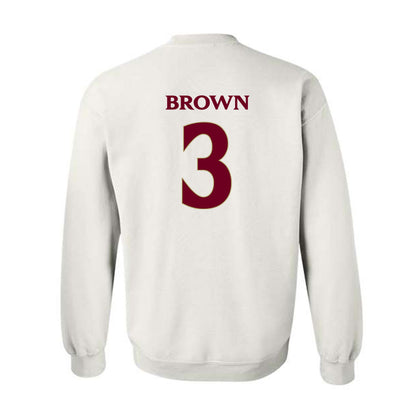 Elon - NCAA Football : Kahmari Brown - Classic Fashion Shersey Crewneck Sweatshirt-1