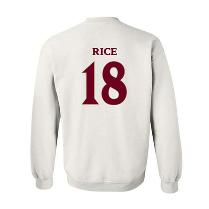 Elon - NCAA Women's Volleyball : April Rice - Classic Fashion Shersey Crewneck Sweatshirt-1